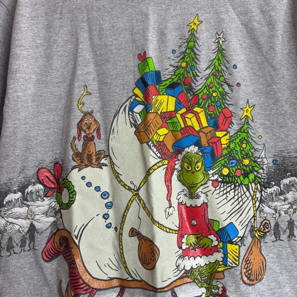 Dr Suess Grinch Christmas Vintage 2001 Shirt Size Medium Unisex - Picture 2 of 10